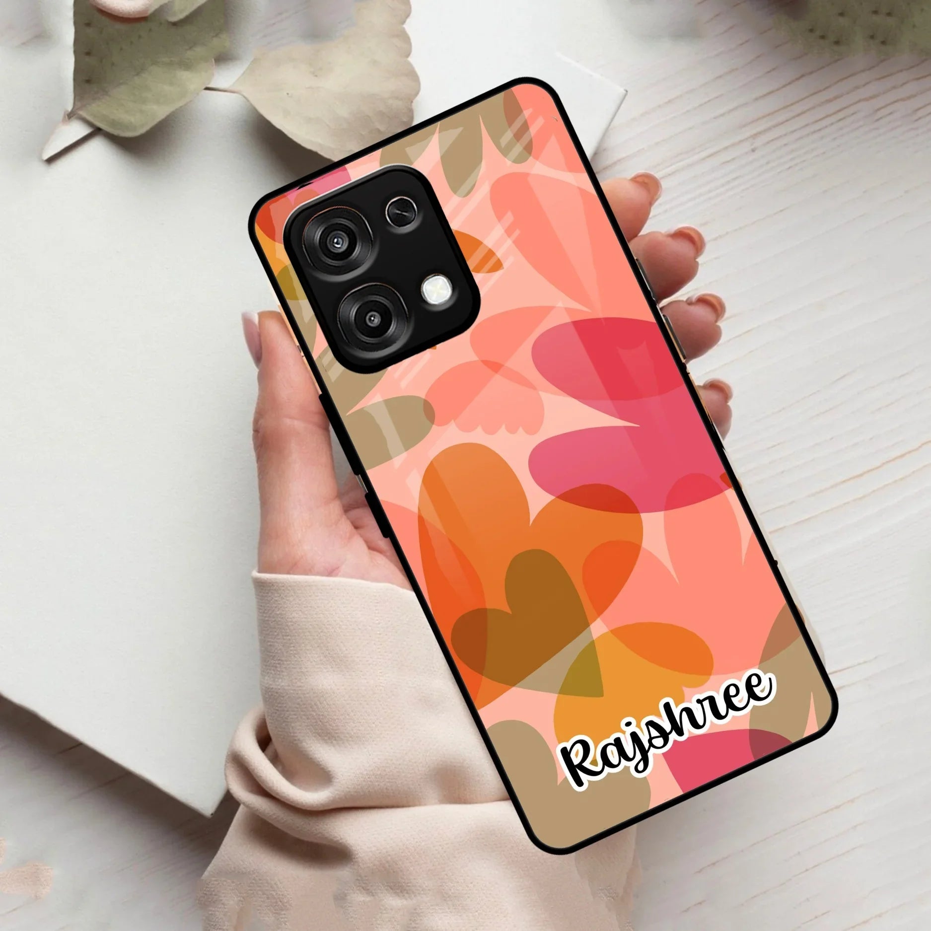 Virginia Customize Glass Case Cover For Oppo