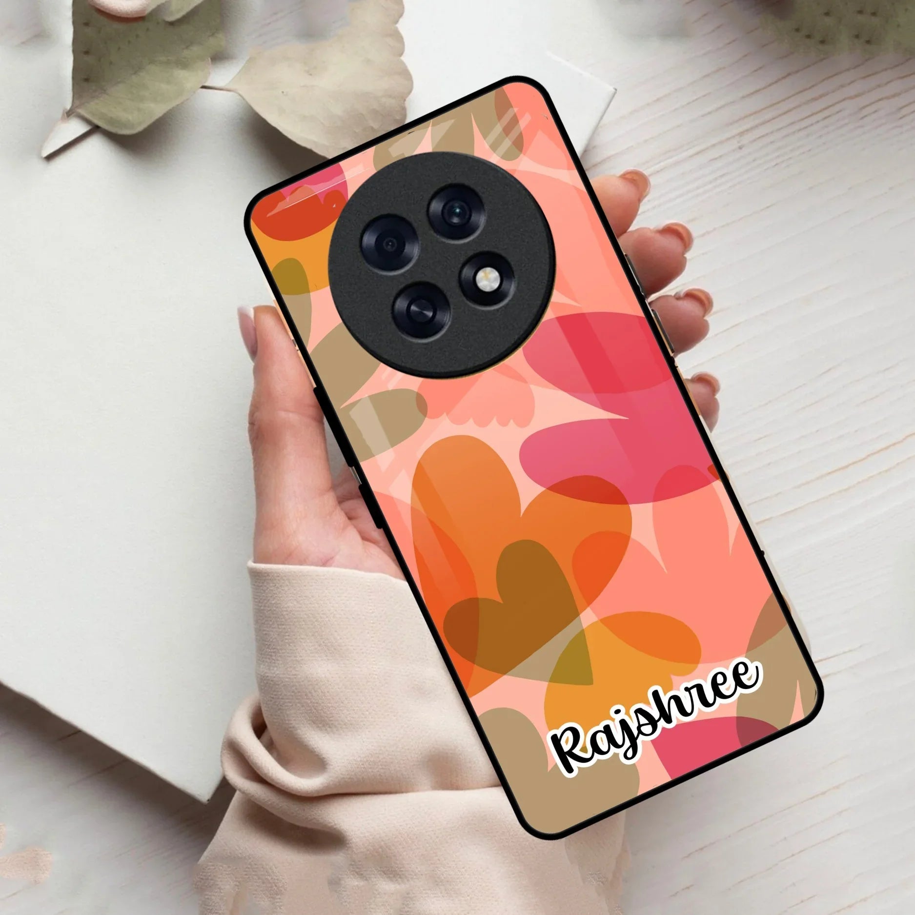 Virginia Customize Glass Case Cover For Oppo
