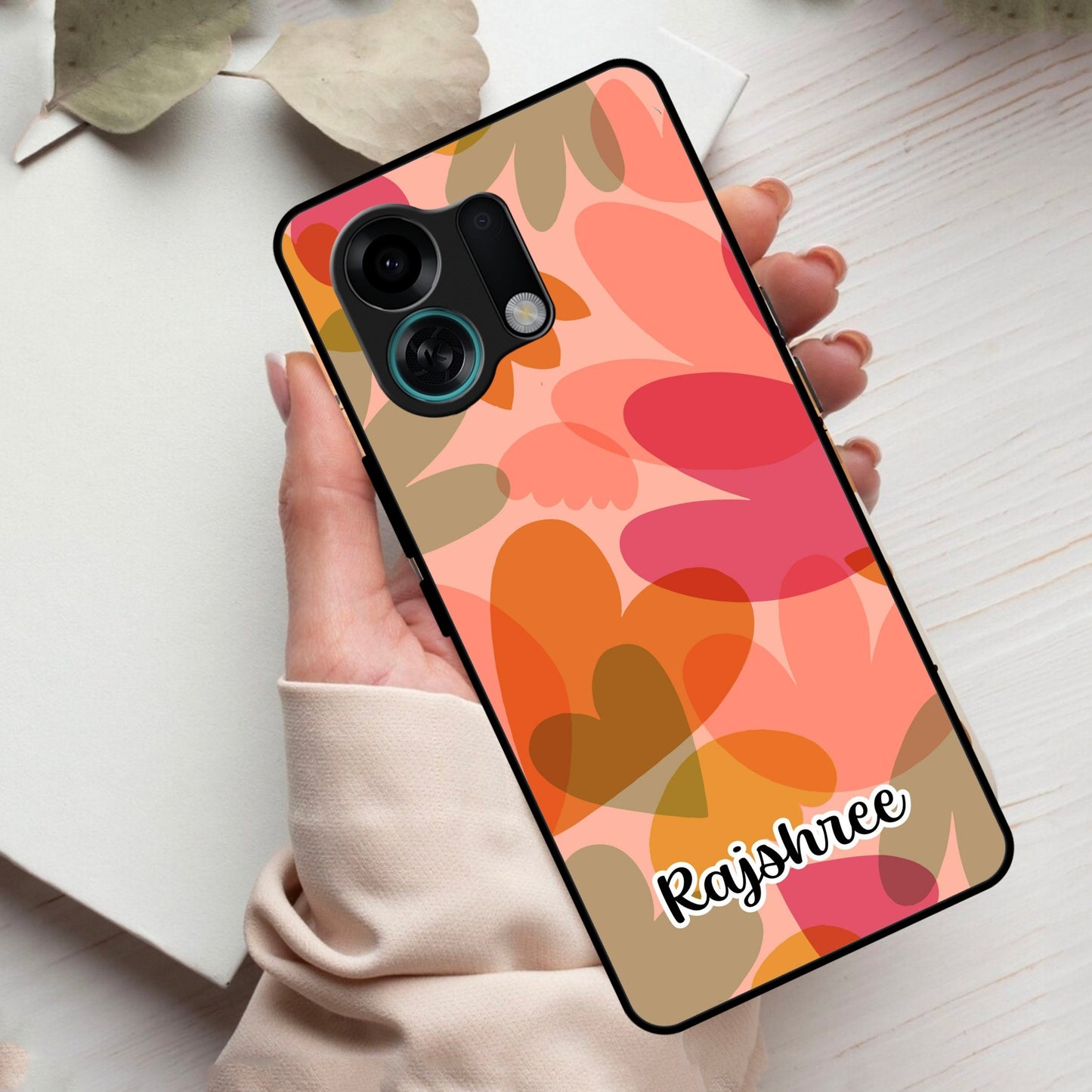 Virginia Customize Glass Case Cover For Oppo