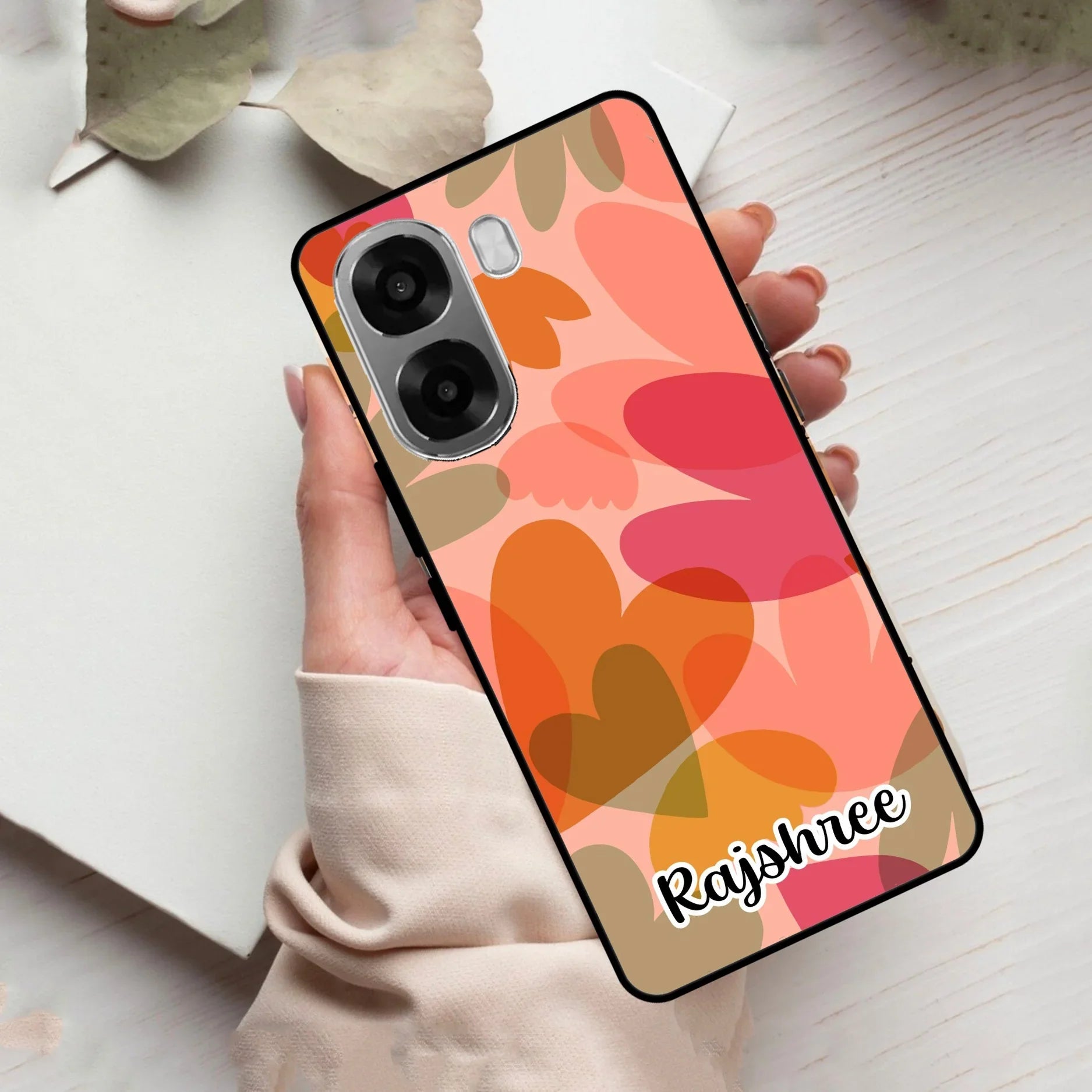 Virginia Customize Glass Case Cover For Oppo