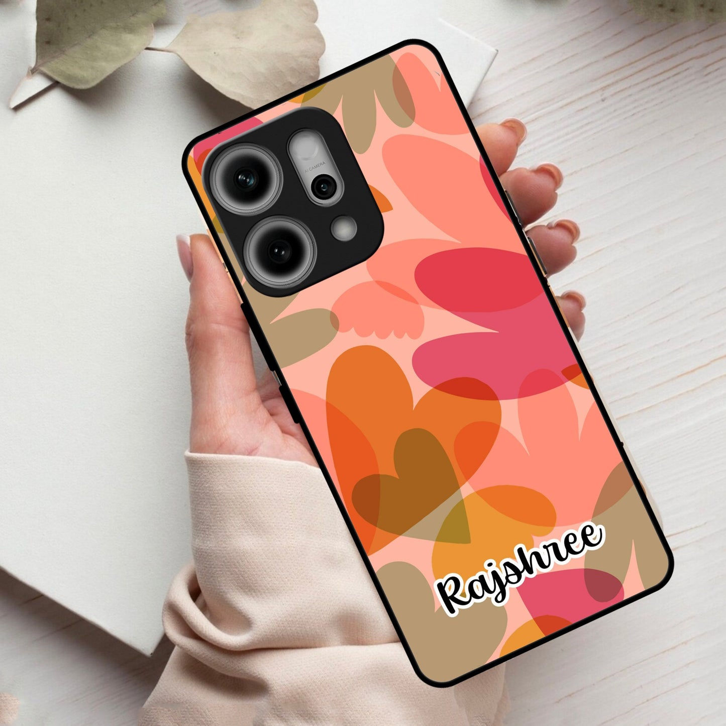 Virginia Customize Glass Case Cover For Oppo