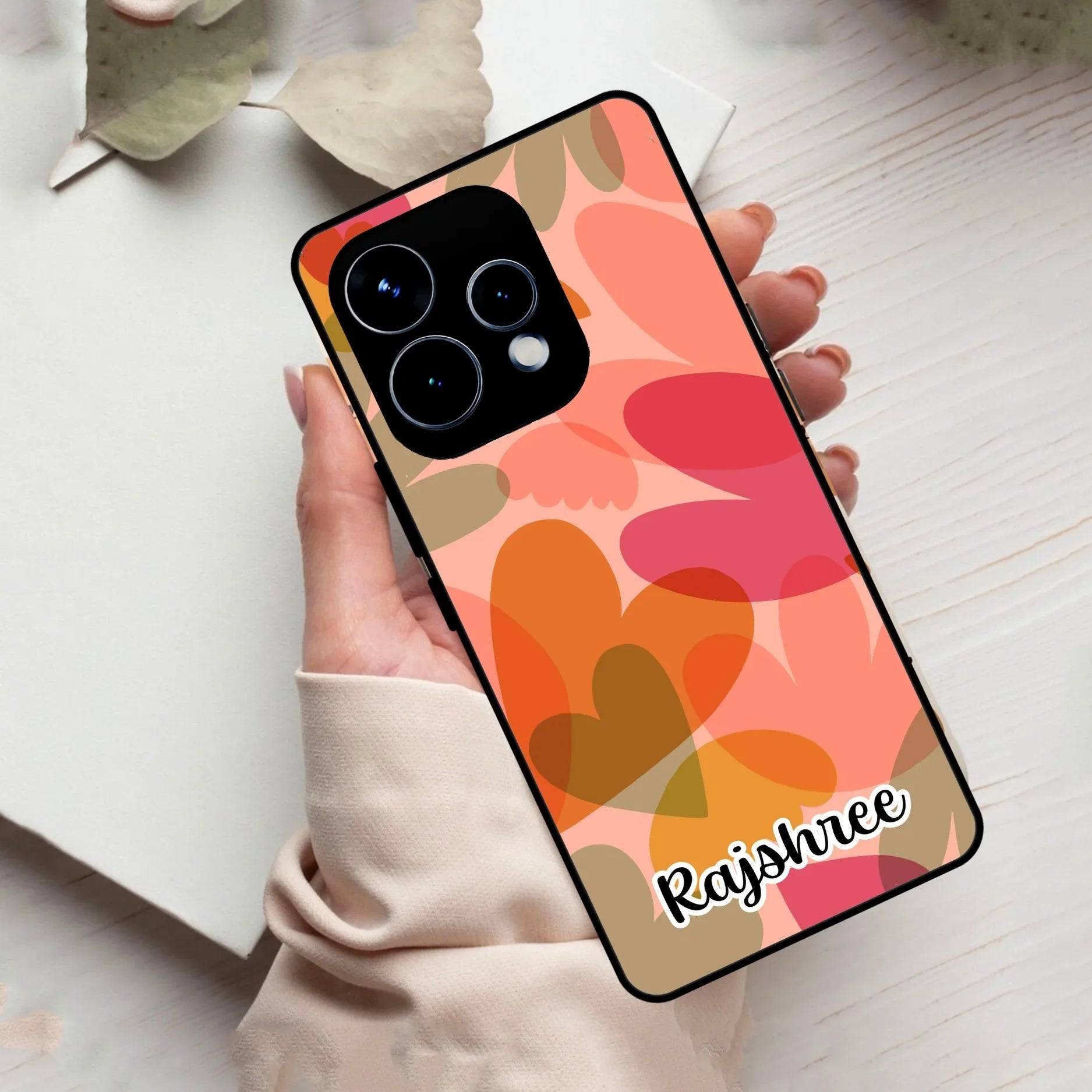 Virginia Customize Glass Case Cover For Oppo
