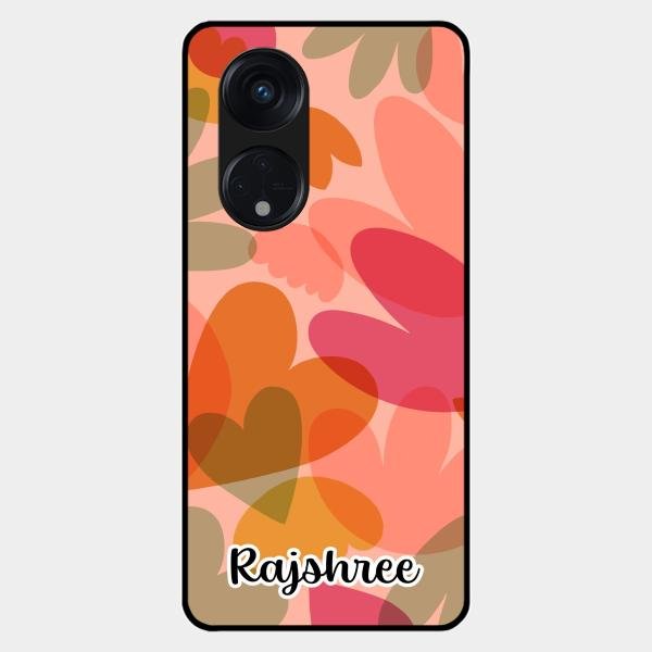 Virginia Customize Glass Case Cover For Oppo Reno 8T 5G