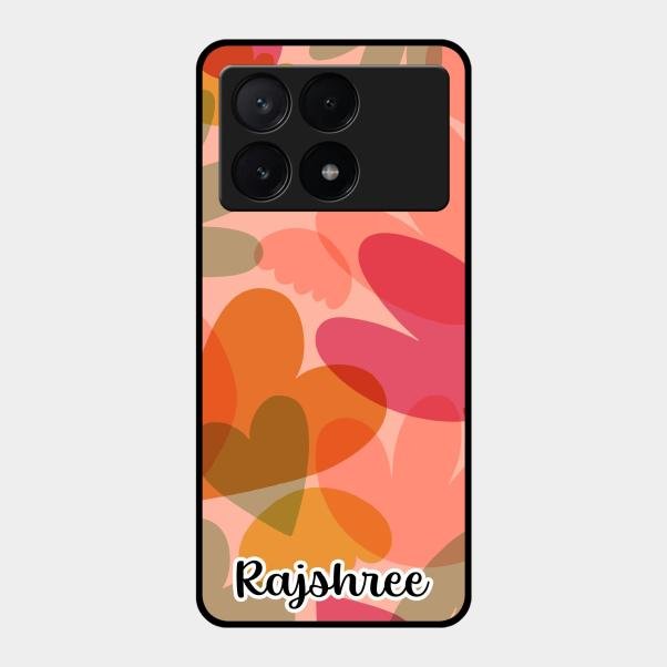 Virginia Customize Glass Case Cover For Poco X6 Pro 5G