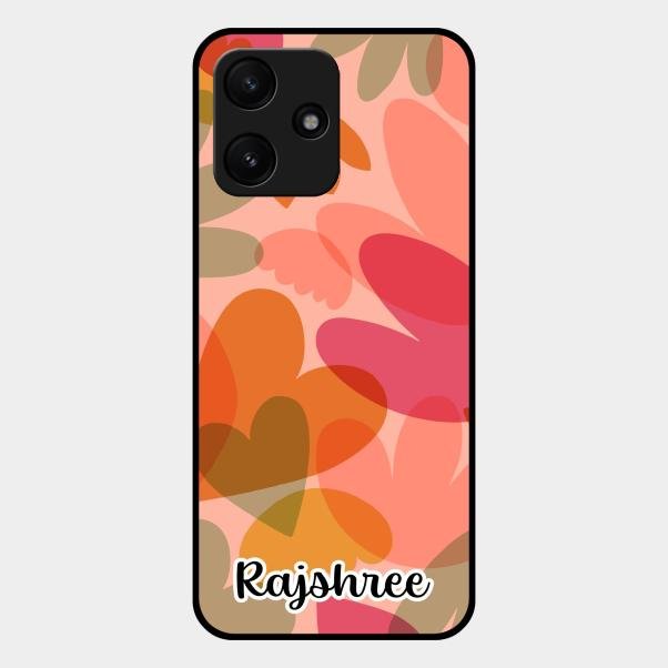Virginia Customize Glass Case Cover For Redmi 12 5G
