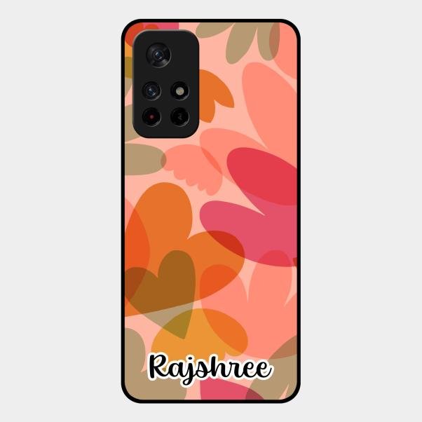 Virginia Customize Glass Case Cover For Redmi Note 11T 5G