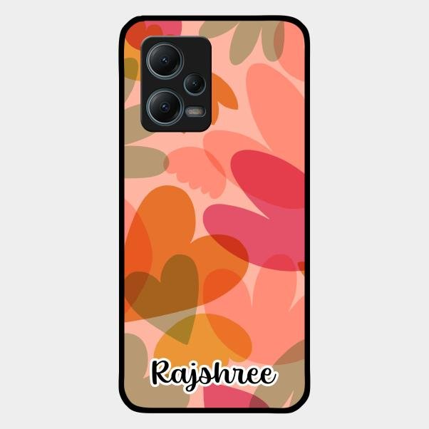 Virginia Customize Glass Case Cover For Redmi Note 12 5G