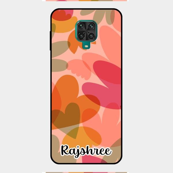 Virginia Customize Glass Case Cover For Redmi Note 9 Pro