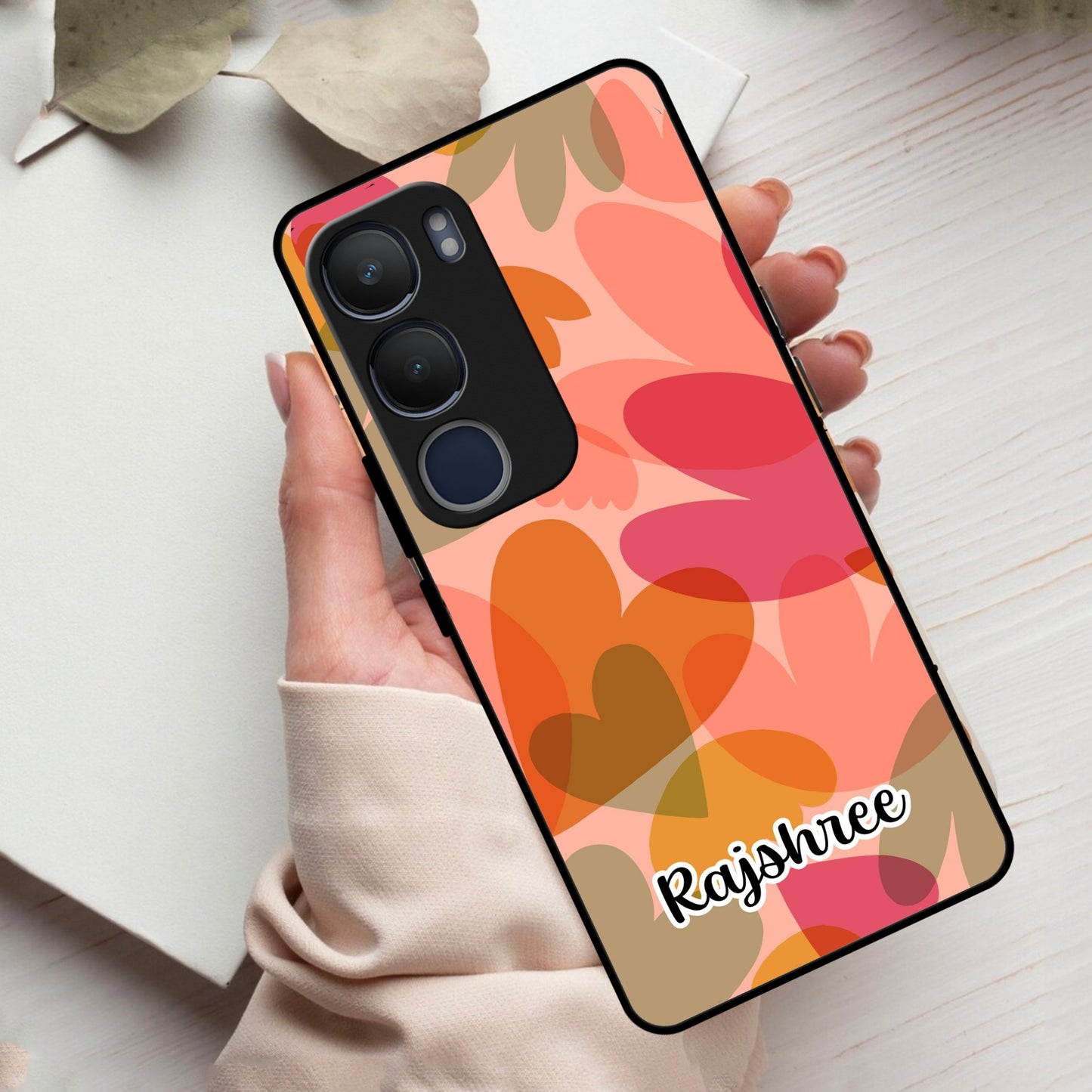 Virginia Customize Glass Case Cover For Vivo