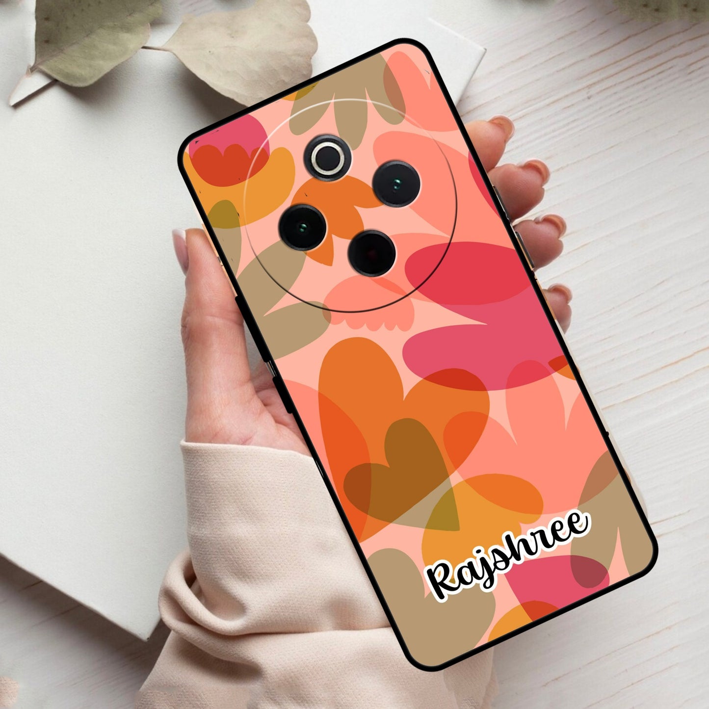 Virginia Customize Glass Case Cover For Vivo