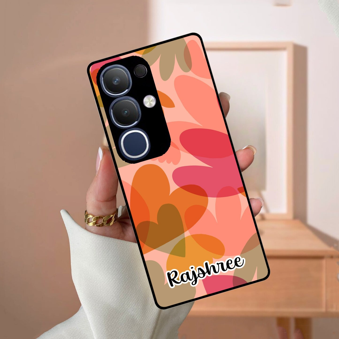 Virginia Customize Glass Case Cover For Vivo