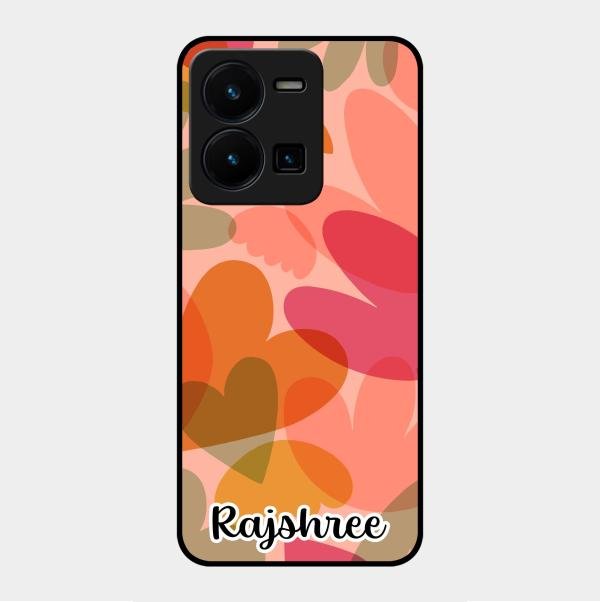 Virginia Customize Glass Case Cover For Vivo Y35