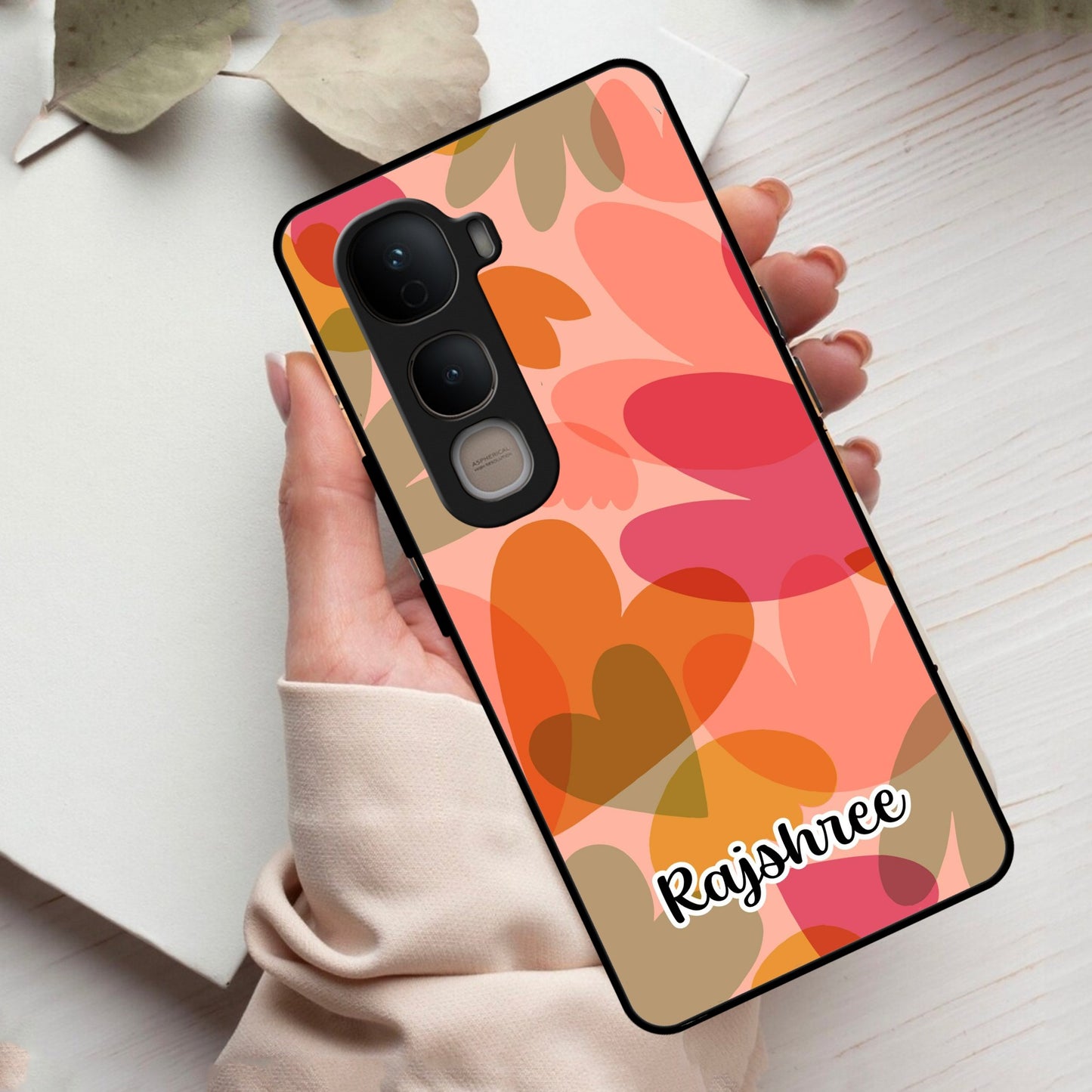 Virginia Customize Glass Case Cover For Vivo