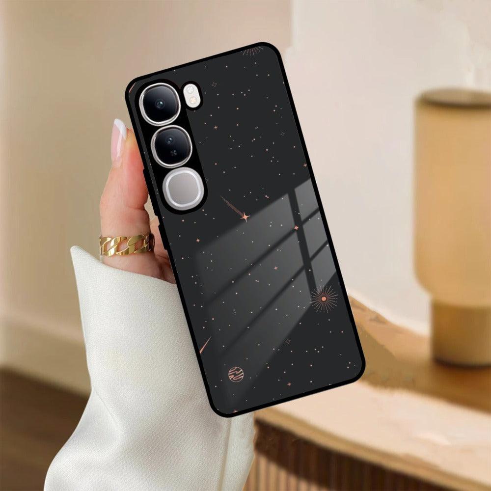 Celestial Design Glossy Metal Case Cover For Vivo - ShopOnCliQ