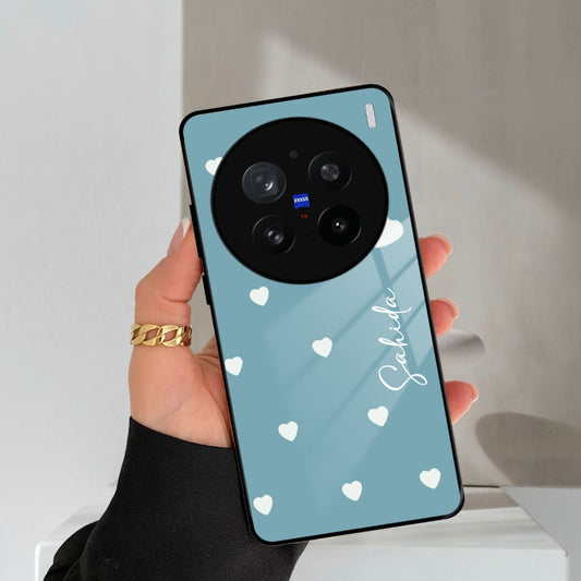 Be Loved Glossy Customised Metal Case Cover Sky Blue For Vivo