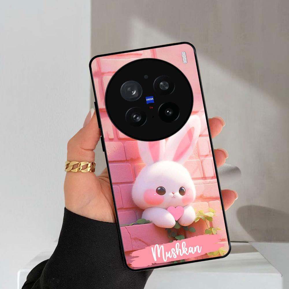 Bunny Glossy Metal Case Cover For Vivo - ShopOnCliQ