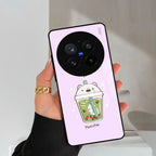 Cartoon Matcha Tea We Bare Bears Glossy Metal Case Cover For Vivo - ShopOnCliQ