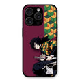 Water Soul Glass Case Cover For iPhone 15 Pro Max