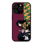 Water Soul Glass Case Cover For iPhone 15 Pro Max
