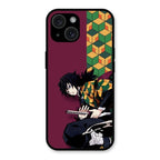 Water Soul Glass Case Cover For iPhone 15
