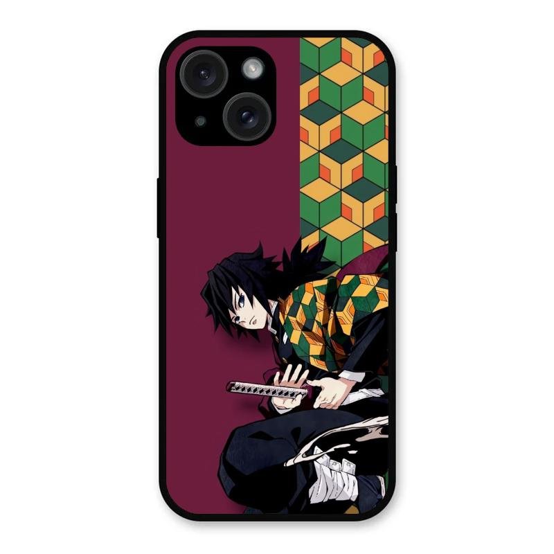 Water Soul Glass Case Cover For iPhone 15