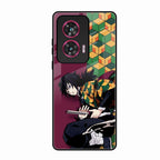 Water Soul Glass Case Cover For Motorola Edge 50 Fusion 5G