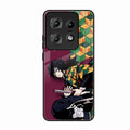 Water Soul Glass Case Cover For Motorola Edge 50 Pro