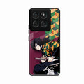 Water Soul Glass Case Cover For Motorola G67 Power 5G