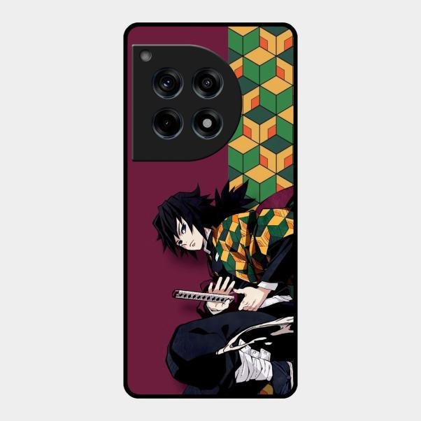 Water Soul Glass Case Cover For Oneplus 12R 5G
