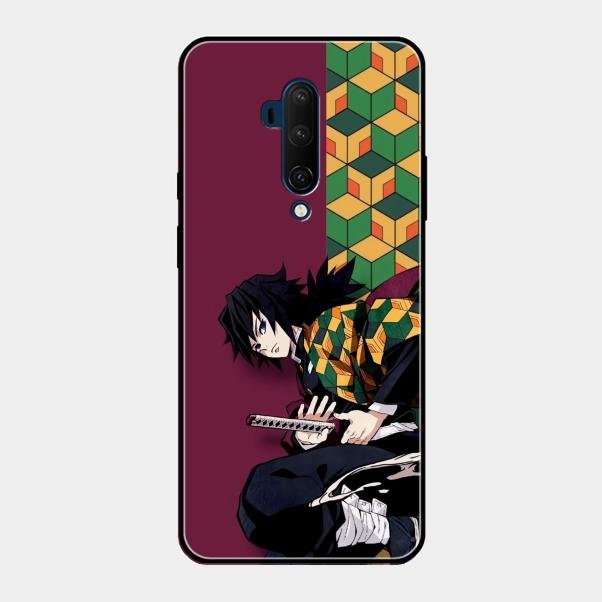 Water Soul Glass Case Cover For Oneplus 7T Pro