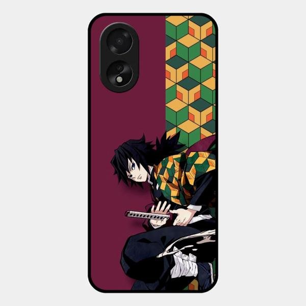 Water Soul Glass Case Cover For Oppo A38