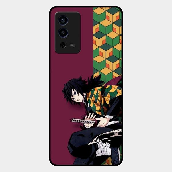 Water Soul Glass Case Cover For Oppo A55