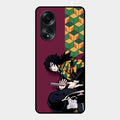 Water Soul Glass Case Cover For Oppo A58