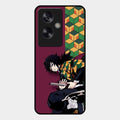 Water Soul Glass Case Cover For Oppo A79 5G