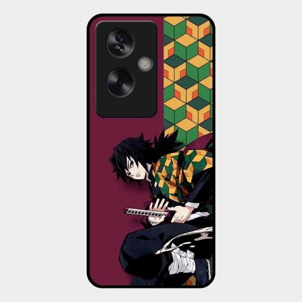 Water Soul Glass Case Cover For Oppo A79 5G