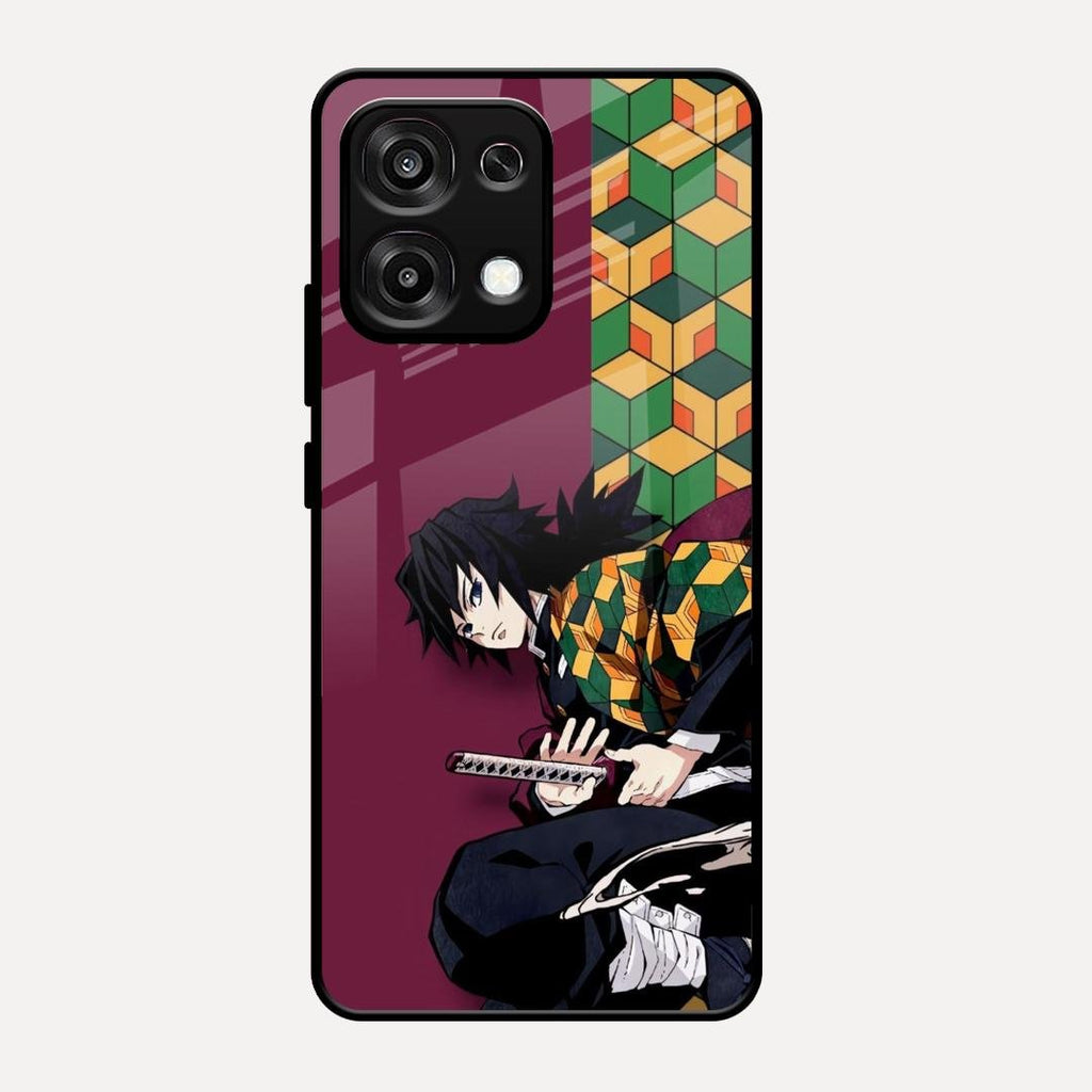 Water Soul Glass Case Cover For Oppo F31 5G