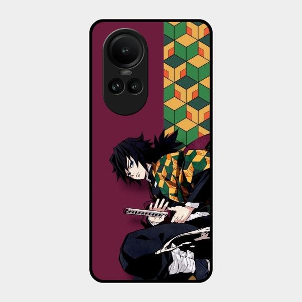 Water Soul Glass Case Cover For Oppo Reno 10 5G