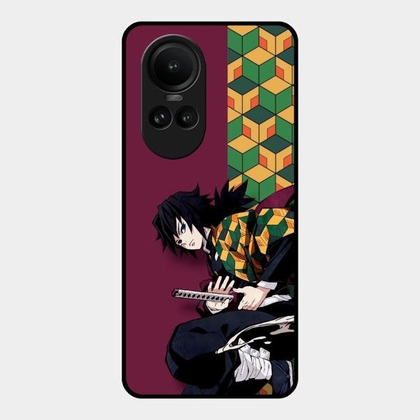 Water Soul Glass Case Cover For Oppo Reno 10 Pro 5G