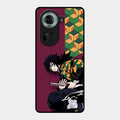 Water Soul Glass Case Cover For Oppo Reno 11 5G