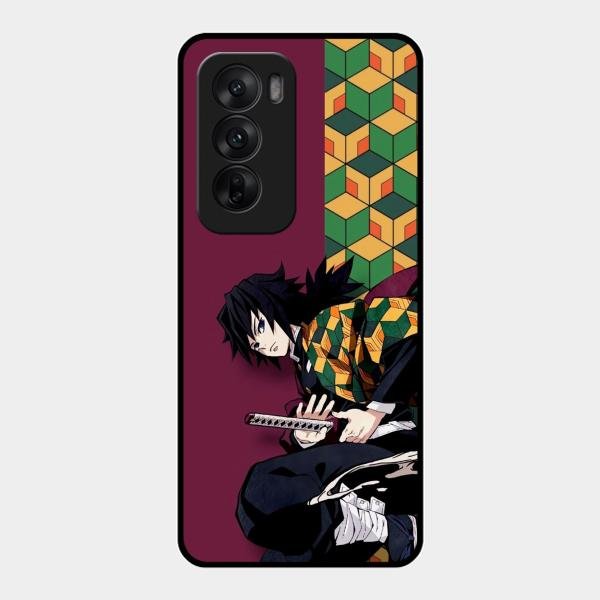 Water Soul Glass Case Cover For Oppo Reno 12 5G