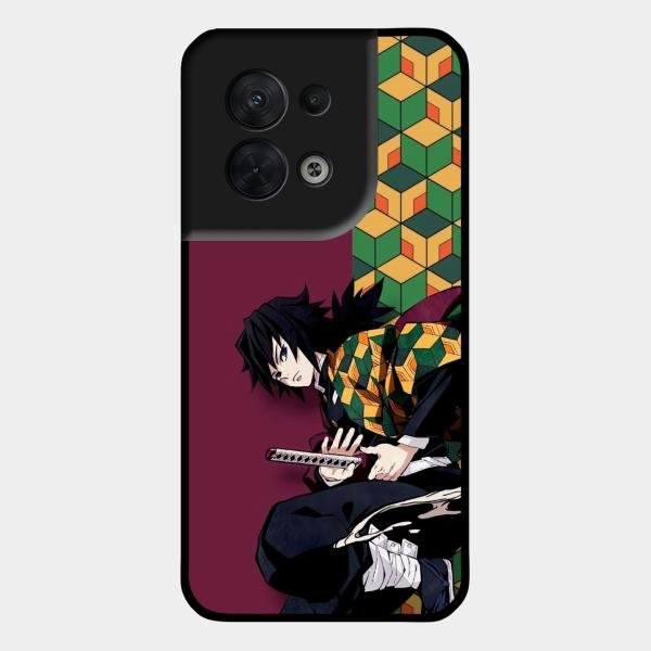 Water Soul Glass Case Cover For Oppo Reno 8 5G