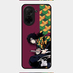 Water Soul Glass Case Cover For Poco C71