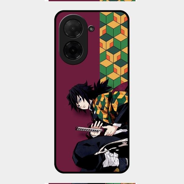 Water Soul Glass Case Cover For Poco C71