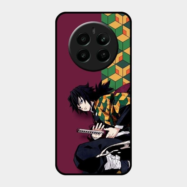 Water Soul Glass Case Cover For Realme 12 Plus 5G