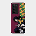 Water Soul Glass Case Cover For Realme 14X 5G