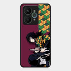 Water Soul Glass Case Cover For Realme 15 5G