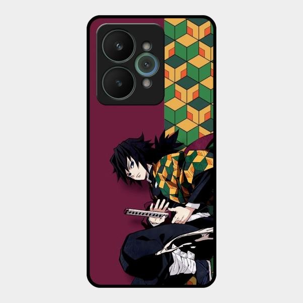 Water Soul Glass Case Cover For Realme 15 5G