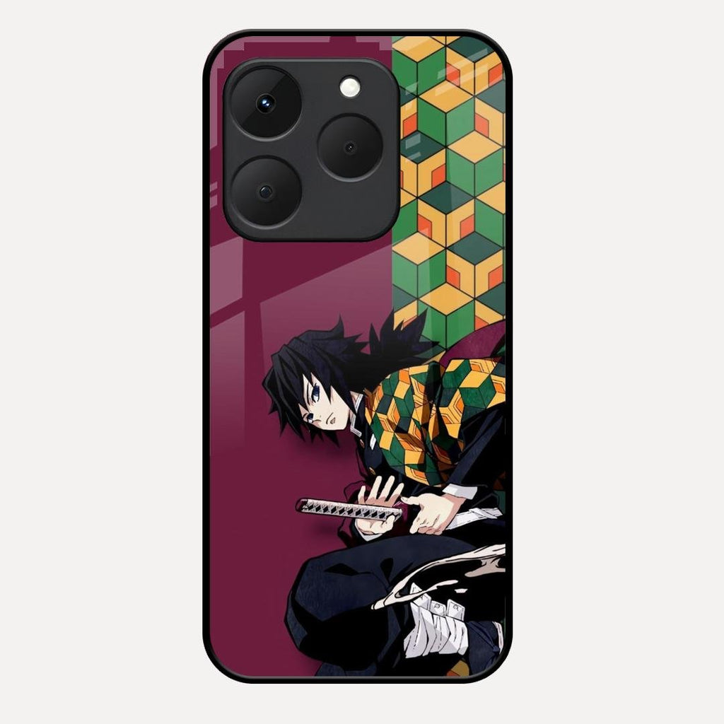 Water Soul Glass Case Cover For Realme 15T 5G