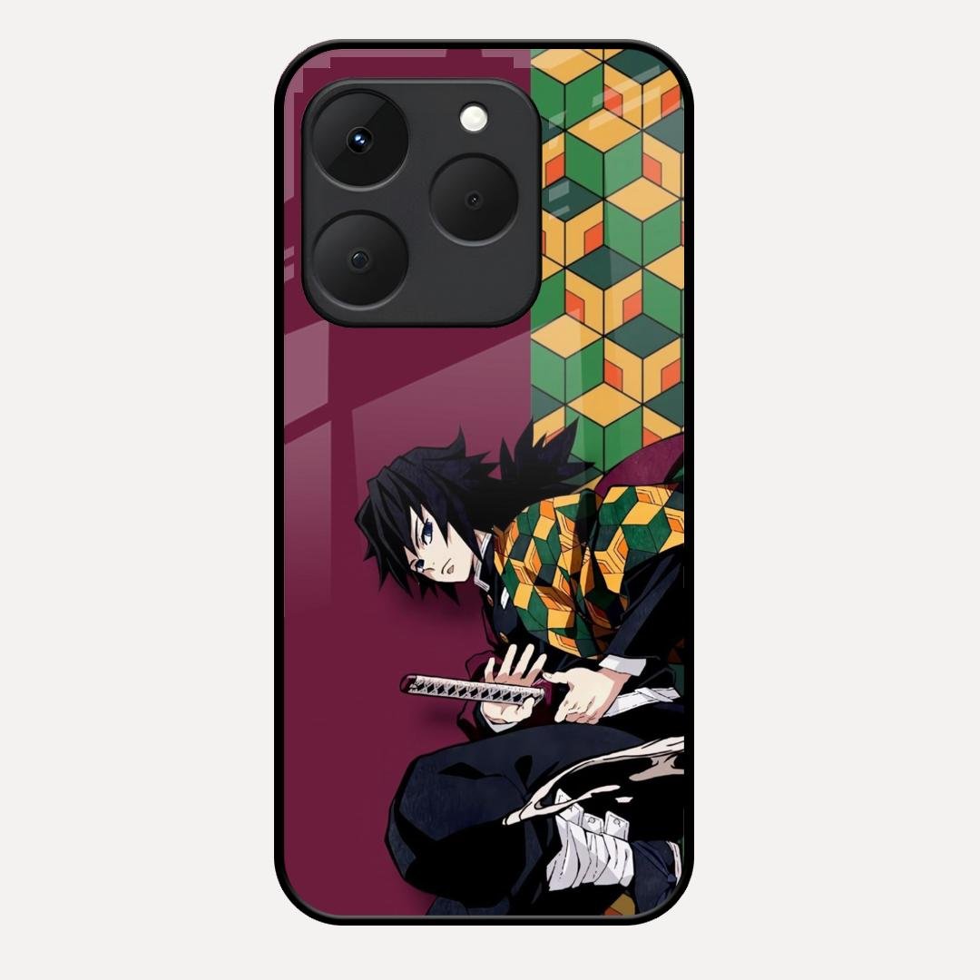 Water Soul Glass Case Cover For Realme 15T 5G