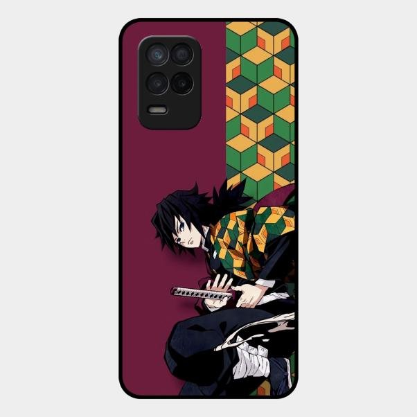 Water Soul Glass Case Cover For Realme 8 5G